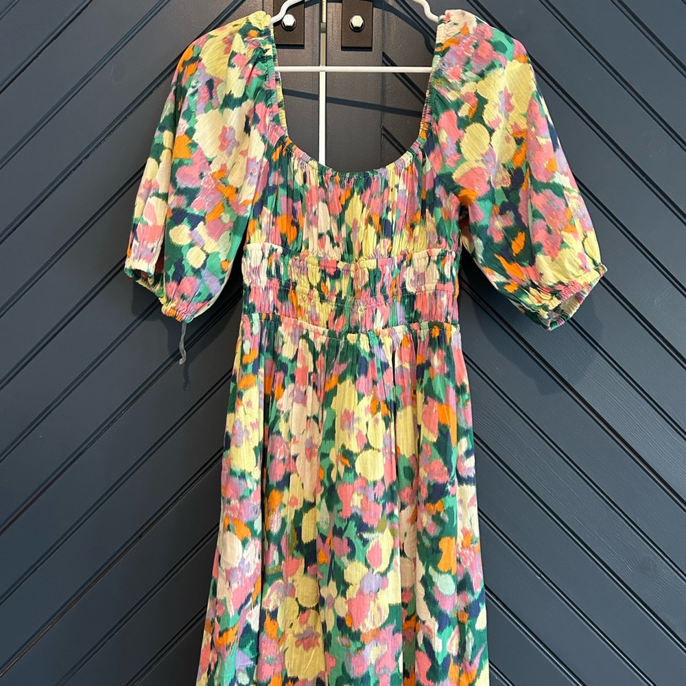 GAP Casual Sundress with Puff Sleeves